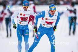 26.02.2017, Lahti, Finland (FIN): Sami Jauhojaervi (FIN), Dietmar Noeckler (ITA), (l-r)  - FIS nordic world ski championships, cross-country, team sprint, Lahti (FIN). www.nordicfocus.com. © Modica/NordicFocus. Every downloaded picture is fee-liable.