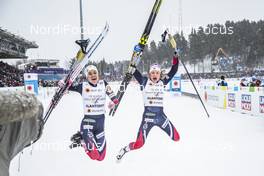26.02.2017, Lahti, Finland (FIN): Heidi Weng (NOR), Maiken Caspersen Falla (NOR), (l-r)  - FIS nordic world ski championships, cross-country, team sprint, Lahti (FIN). www.nordicfocus.com. © Modica/NordicFocus. Every downloaded picture is fee-liable.