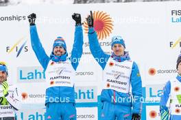 26.02.2017, Lahti, Finland (FIN): Sergey Ustiugov (RUS), Nikita Kriukov (RUS), (l-r) - FIS nordic world ski championships, cross-country, team sprint, Lahti (FIN). www.nordicfocus.com. © Modica/NordicFocus. Every downloaded picture is fee-liable.