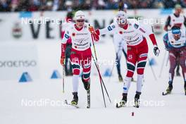 26.02.2017, Lahti, Finland (FIN): Johannes Hoesflot Klaebo (NOR), Emil Iversen (NOR), (l-r)  - FIS nordic world ski championships, cross-country, team sprint, Lahti (FIN). www.nordicfocus.com. © Modica/NordicFocus. Every downloaded picture is fee-liable.