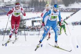 26.02.2017, Lahti, Finland (FIN): Dahria Beatty (CAN), Lucia Scardoni (ITA), (l-r)  - FIS nordic world ski championships, cross-country, team sprint, Lahti (FIN). www.nordicfocus.com. © Modica/NordicFocus. Every downloaded picture is fee-liable.