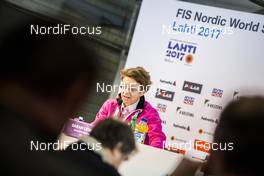 21.02.2017, Lahti, Finland (FIN): Sarah Lewis   - FIS nordic world ski championships, cross-country, training, Lahti (FIN). www.nordicfocus.com. © NordicFocus. Every downloaded picture is fee-liable.