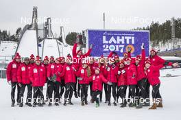 21.02.2017, Lahti, Finland (FIN): Cross Country Team CANADA - Team Picture   - FIS nordic world ski championships, cross-country, training, Lahti (FIN). www.nordicfocus.com. © Modica/NordicFocus. Every downloaded picture is fee-liable.