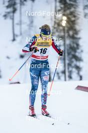 25.11.2017, Ruka, Finland (FIN): Elizabeth Stephen (USA) - FIS world cup cross-country, 10km women, Ruka (FIN). www.nordicfocus.com. © Modica/NordicFocus. Every downloaded picture is fee-liable.