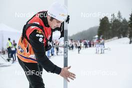 25.11.2017, Ruka, Finland (FIN): France technician at work with Salomon   - FIS world cup cross-country, 10km women, Ruka (FIN). www.nordicfocus.com. © Modica/NordicFocus. Every downloaded picture is fee-liable.