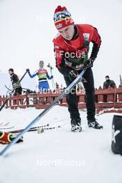 25.11.2017, Ruka, Finland (FIN): Gbr technician preparing Salomon Ski   - FIS world cup cross-country, 10km women, Ruka (FIN). www.nordicfocus.com. © Modica/NordicFocus. Every downloaded picture is fee-liable.