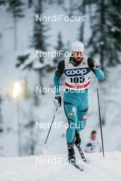 25.11.2017, Ruka, Finland (FIN): Baptiste Gros (FRA) - FIS world cup cross-country, 15km men, Ruka (FIN). www.nordicfocus.com. © Modica/NordicFocus. Every downloaded picture is fee-liable.