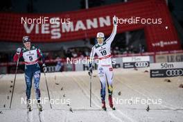 24.11.2017, Ruka, Finland (FIN): Sadie Bjornsen (USA), Stina Nilsson (SWE), (l-r)  - FIS world cup cross-country, individual sprint, Ruka (FIN). www.nordicfocus.com. © Modica/NordicFocus. Every downloaded picture is fee-liable.