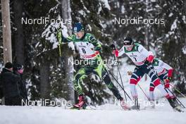 26.11.2017, Ruka, Finland (FIN): Alexey Poltoranin (KAZ), Emil Iversen (NOR), (l-r)  - FIS world cup cross-country, pursuit men, Ruka (FIN). www.nordicfocus.com. © Modica/NordicFocus. Every downloaded picture is fee-liable.