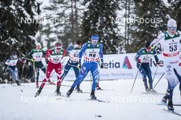 26.11.2017, Ruka, Finland (FIN): Graeme Killick (CAN), Maicol Rastelli (ITA), (l-r)  - FIS world cup cross-country, pursuit men, Ruka (FIN). www.nordicfocus.com. © Modica/NordicFocus. Every downloaded picture is fee-liable.
