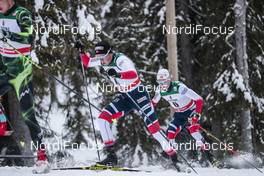 26.11.2017, Ruka, Finland (FIN): Emil Iversen (NOR), Didrik Toenseth (NOR), (l-r)  - FIS world cup cross-country, pursuit men, Ruka (FIN). www.nordicfocus.com. © Modica/NordicFocus. Every downloaded picture is fee-liable.