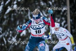 26.11.2017, Ruka, Finland (FIN): Jessica Diggins (USA) - FIS world cup cross-country, pursuit women, Ruka (FIN). www.nordicfocus.com. © Modica/NordicFocus. Every downloaded picture is fee-liable.