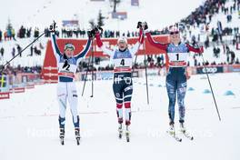 02.12.2017, Lillehammer, Norway (NOR): Krista Parmakoski (FIN), Maiken Caspersen Falla (NOR), Sadie Bjornsen (USA), (l-r)  - FIS world cup cross-country, individual sprint, Lillehammer (NOR). www.nordicfocus.com. © Modica/NordicFocus. Every downloaded picture is fee-liable.