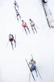 02.12.2017, Lillehammer, Norway (NOR): Haavard Solaas Taugboel (NOR), Alex Harvey (CAN), Even Northug (NOR), Paal Troean Aune (NOR), Maurice Manificat (FRA), (l-r)  - FIS world cup cross-country, individual sprint, Lillehammer (NOR). www.nordicfocus.com. © Modica/NordicFocus. Every downloaded picture is fee-liable.