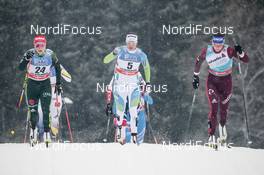 02.12.2017, Lillehammer, Norway (NOR): Katharina Hennig (GER), Katja Visnar (SLO), Natalia Nepryaeva (RUS), (l-r)  - FIS world cup cross-country, individual sprint, Lillehammer (NOR). www.nordicfocus.com. © Modica/NordicFocus. Every downloaded picture is fee-liable.