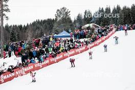 02.12.2017, Lillehammer, Norway (NOR): Athletes passing in front of Viessmann banners   - FIS world cup cross-country, individual sprint, Lillehammer (NOR). www.nordicfocus.com. © Modica/NordicFocus. Every downloaded picture is fee-liable.