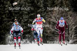 02.12.2017, Lillehammer, Norway (NOR): Astrid Uhrenholdt Jacobsen (NOR), Stina Nilsson (SWE), Natalia Matveeva (RUS), (l-r)  - FIS world cup cross-country, individual sprint, Lillehammer (NOR). www.nordicfocus.com. © Modica/NordicFocus. Every downloaded picture is fee-liable.