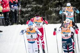 02.12.2017, Lillehammer, Norway (NOR): Ristomatti Hakola (FIN), Alex Harvey (CAN), Even Northug (NOR), (l-r)  - FIS world cup cross-country, individual sprint, Lillehammer (NOR). www.nordicfocus.com. © Modica/NordicFocus. Every downloaded picture is fee-liable.