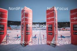 02.12.2017, Lillehammer, Norway (NOR): Banners in the stadium   - FIS world cup cross-country, individual sprint, Lillehammer (NOR). www.nordicfocus.com. © Modica/NordicFocus. Every downloaded picture is fee-liable.