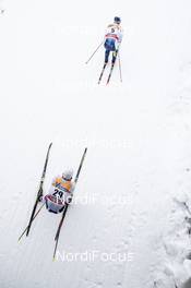 02.12.2017, Lillehammer, Norway (NOR): Calle Halfvarsson (SWE), Sindre Bjoernestad Skar (NOR), (l-r)  - FIS world cup cross-country, individual sprint, Lillehammer (NOR). www.nordicfocus.com. © Modica/NordicFocus. Every downloaded picture is fee-liable.