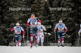 02.12.2017, Lillehammer, Norway (NOR): Astrid Uhrenholdt Jacobsen (NOR), Thea Krokan Murud (NOR), Heidi Weng (NOR), (l-r)  - FIS world cup cross-country, individual sprint, Lillehammer (NOR). www.nordicfocus.com. © Modica/NordicFocus. Every downloaded picture is fee-liable.