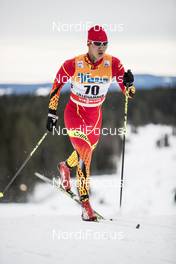 02.12.2017, Lillehammer, Norway (NOR): Qinghai Sun (CHN) - FIS world cup cross-country, individual sprint, Lillehammer (NOR). www.nordicfocus.com. © Modica/NordicFocus. Every downloaded picture is fee-liable.