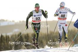 03.12.2017, Lillehammer, Norway (NOR): Thomas Bing (GER), Gustav Eriksson (SWE), (l-r)  - FIS world cup cross-country, skiathlon men, Lillehammer (NOR). www.nordicfocus.com. © Modica/NordicFocus. Every downloaded picture is fee-liable.