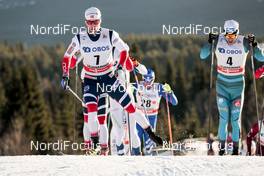 03.12.2017, Lillehammer, Norway (NOR): Martin Johnsrud Sundby (NOR), Maurice Manificat (FRA), (l-r)  - FIS world cup cross-country, skiathlon men, Lillehammer (NOR). www.nordicfocus.com. © Modica/NordicFocus. Every downloaded picture is fee-liable.