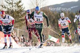 03.12.2017, Lillehammer, Norway (NOR): Sjur Roethe (NOR), Lucas Boegl (GER), Bjoernestad Sindre Skar (NOR), (l-r)  - FIS world cup cross-country, skiathlon men, Lillehammer (NOR). www.nordicfocus.com. © Modica/NordicFocus. Every downloaded picture is fee-liable.