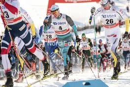 03.12.2017, Lillehammer, Norway (NOR): Maurice Manificat (FRA), Daniel Rickardsson (SWE), (l-r)  - FIS world cup cross-country, skiathlon men, Lillehammer (NOR). www.nordicfocus.com. © Modica/NordicFocus. Every downloaded picture is fee-liable.