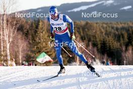 03.12.2017, Lillehammer, Norway (NOR): Francesco De Fabiani (ITA) - FIS world cup cross-country, skiathlon men, Lillehammer (NOR). www.nordicfocus.com. © Modica/NordicFocus. Every downloaded picture is fee-liable.