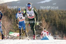 03.12.2017, Lillehammer, Norway (NOR): Raido Rankel (EST), Jonas Dobler (GER), (l-r)  - FIS world cup cross-country, skiathlon men, Lillehammer (NOR). www.nordicfocus.com. © Modica/NordicFocus. Every downloaded picture is fee-liable.