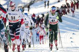 03.12.2017, Lillehammer, Norway (NOR): Johan Hoel (NOR), Jonas Dobler (GER), (l-r)  - FIS world cup cross-country, skiathlon men, Lillehammer (NOR). www.nordicfocus.com. © Modica/NordicFocus. Every downloaded picture is fee-liable.