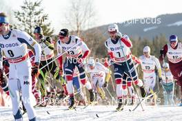 03.12.2017, Lillehammer, Norway (NOR): Niklas Dyrhaug (NOR), Martin Johnsrud Sundby (NOR), (l-r)  - FIS world cup cross-country, skiathlon men, Lillehammer (NOR). www.nordicfocus.com. © Modica/NordicFocus. Every downloaded picture is fee-liable.