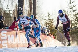 03.12.2017, Lillehammer, Norway (NOR): Elizabeth Stephen (USA), Lucia Scardoni (ITA), Anna Nechaevskaya (RUS), (l-r)  - FIS world cup cross-country, skiathlon women, Lillehammer (NOR). www.nordicfocus.com. © Modica/NordicFocus. Every downloaded picture is fee-liable.