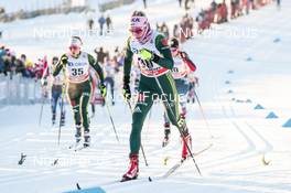 03.12.2017, Lillehammer, Norway (NOR): Sandra Ringwald (GER), Stefanie Boehler (GER), (l-r)  - FIS world cup cross-country, skiathlon women, Lillehammer (NOR). www.nordicfocus.com. © Modica/NordicFocus. Every downloaded picture is fee-liable.