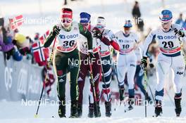 03.12.2017, Lillehammer, Norway (NOR): Katharina Hennig (GER), Anastasia Sedova (RUS), Aino-Kaisa Saarinen (FIN), (l-r)  - FIS world cup cross-country, skiathlon women, Lillehammer (NOR). www.nordicfocus.com. © Modica/NordicFocus. Every downloaded picture is fee-liable.