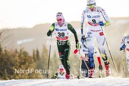 03.12.2017, Lillehammer, Norway (NOR): Stefanie Boehler (GER), Stina Nilsson (SWE), (l-r)  - FIS world cup cross-country, skiathlon women, Lillehammer (NOR). www.nordicfocus.com. © Modica/NordicFocus. Every downloaded picture is fee-liable.