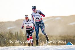 03.12.2017, Lillehammer, Norway (NOR): Ragnhild Haga (NOR), Sadie Bjornsen (USA), (l-r)  - FIS world cup cross-country, skiathlon women, Lillehammer (NOR). www.nordicfocus.com. © Modica/NordicFocus. Every downloaded picture is fee-liable.