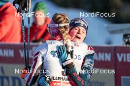 03.12.2017, Lillehammer, Norway (NOR): Jessica Diggins (USA), Teresa Stadlober (AUT), (l-r)  - FIS world cup cross-country, skiathlon women, Lillehammer (NOR). www.nordicfocus.com. © Modica/NordicFocus. Every downloaded picture is fee-liable.