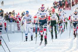 03.12.2017, Lillehammer, Norway (NOR): Aino-Kaisa Saarinen (FIN), Anne Kjersti Kalvaa (NOR), Victoria Carl (GER), (l-r)  - FIS world cup cross-country, skiathlon women, Lillehammer (NOR). www.nordicfocus.com. © Modica/NordicFocus. Every downloaded picture is fee-liable.