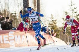 03.12.2017, Lillehammer, Norway (NOR): Ilaria Debertolis (ITA), Cendrine Browne (CAN), (l-r)  - FIS world cup cross-country, skiathlon women, Lillehammer (NOR). www.nordicfocus.com. © Modica/NordicFocus. Every downloaded picture is fee-liable.