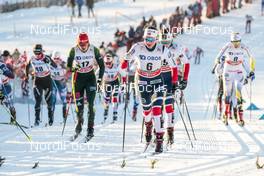 03.12.2017, Lillehammer, Norway (NOR): Victoria Carl (GER), Ingvild Flugstad Oestberg (NOR), (l-r)  - FIS world cup cross-country, skiathlon women, Lillehammer (NOR). www.nordicfocus.com. © Modica/NordicFocus. Every downloaded picture is fee-liable.