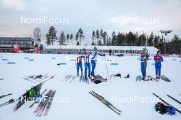 01.12.2017, Lillehammer, Norway (NOR): The Italian Team tests the track   - FIS world cup cross-country, training, Lillehammer (NOR). www.nordicfocus.com. © Modica/NordicFocus. Every downloaded picture is fee-liable.