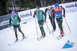 01.12.2017, Lillehammer, Norway (NOR): German athletes training together   - FIS world cup cross-country, training, Lillehammer (NOR). www.nordicfocus.com. © Modica/NordicFocus. Every downloaded picture is fee-liable.