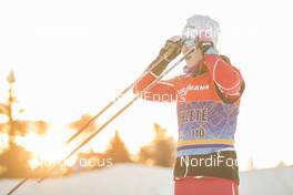 01.12.2017, Lillehammer, Norway (NOR): Emily Nishikawa (CAN) - FIS world cup cross-country, training, Lillehammer (NOR). www.nordicfocus.com. © Modica/NordicFocus. Every downloaded picture is fee-liable.