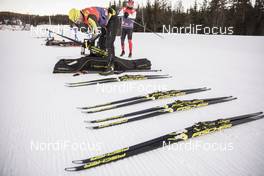 01.12.2017, Lillehammer, Norway (NOR):Fischer Technicians testing ski   - FIS world cup cross-country, training, Lillehammer (NOR). www.nordicfocus.com. © Modica/NordicFocus. Every downloaded picture is fee-liable.
