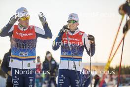 01.12.2017, Lillehammer, Norway (NOR): Calle Halfvarsson (SWE), Emil Joensson (SWE), (l-r)  - FIS world cup cross-country, training, Lillehammer (NOR). www.nordicfocus.com. © Modica/NordicFocus. Every downloaded picture is fee-liable.