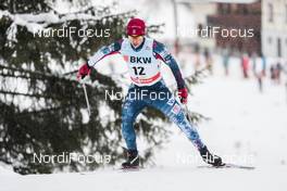 10.12.2017, Davos, Switzerland (SUI): Noah Hoffman (USA) - FIS world cup cross-country, 15km men, Davos (SUI). www.nordicfocus.com. © Modica/NordicFocus. Every downloaded picture is fee-liable.