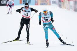 10.12.2017, Davos, Switzerland (SUI): Maurice Manificat (FRA), Erwan Kaeser (SUI), (l-r)  - FIS world cup cross-country, 15km men, Davos (SUI). www.nordicfocus.com. © Modica/NordicFocus. Every downloaded picture is fee-liable.